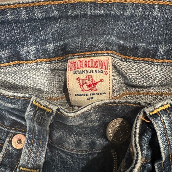 True Religion Women's Flare Boot Cut Leg Blue Jeans - Picture 3 of 6